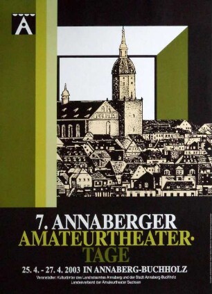 Plakat "7. Annaberger Amateurtheatertage"