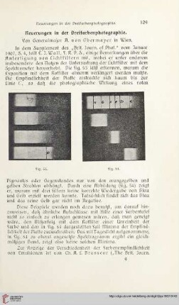 21: Neuerungen in der Dreifarbenphotographie