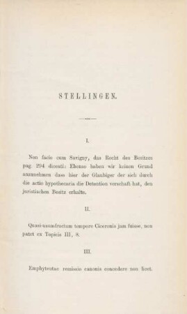 Stellingen