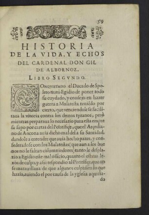 Libro Segundo.