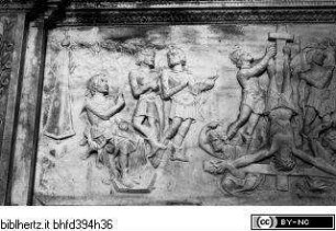 Retabel mit der Purificatio Mariae, Kreuzigung Petri