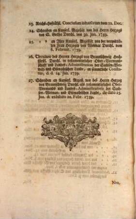 Acta Die Fürstl. Sachsen-Weimarische Ober-Vormundschaft und Landes-Administration betreffend de Anno 1758