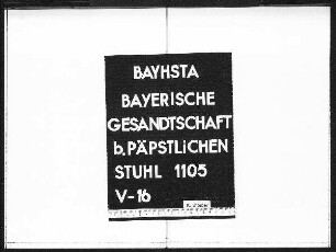 Schriftwechsel mit Watebender, kurpfälzischem Agenten in Amsterdam