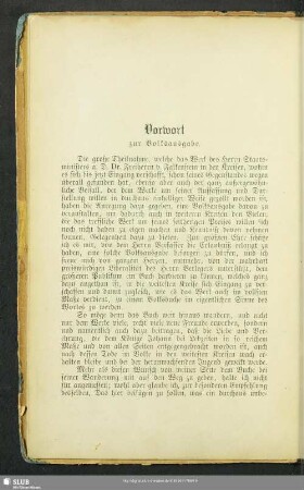Vorwort zur Volksausgabe