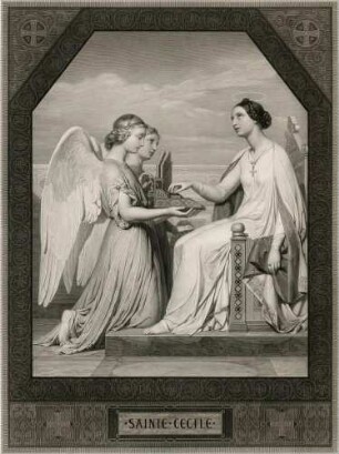 Sainte Cécile (Die heilige Cäcilia)
