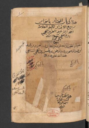 al-Muḫtār bi-anwār Rabīʿ al-abrār