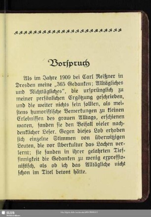 Vorspruch
