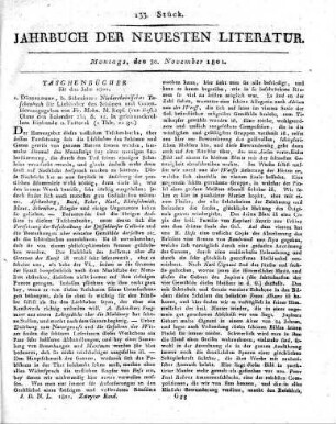 1801-11-30 : 133. Stück