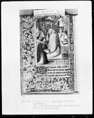 Gebetbuch — Gregorsmesse, Folio 50verso