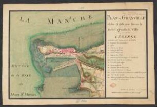 Plan de Granville et des Projets pour Fermer le Port et agrandir la Ville