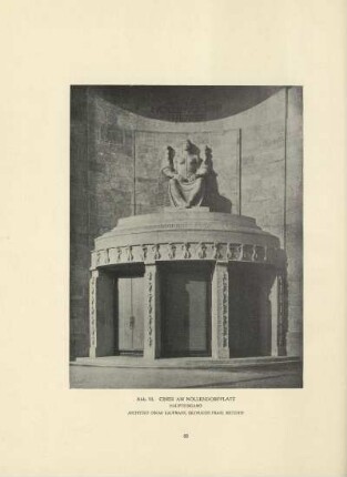 Abb. 93. Cines am Nollendorfplatz. Haupteingang. Architekt Oskar Kaufmann, Bildhauer Franz Metzner