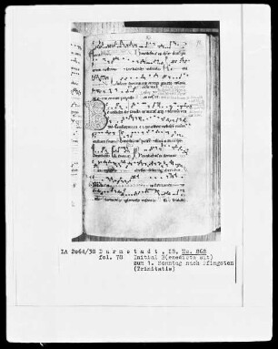Graduale und Sequentiar — Initiale B, Folio 78recto