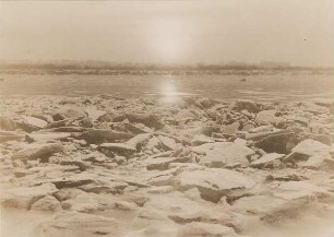 Eisgang auf der Elbe