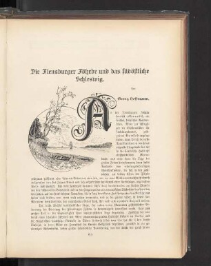 Die Flensburger Föhrde und das südöstliche Schleswig.