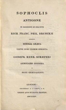 Sophoclis Antigone