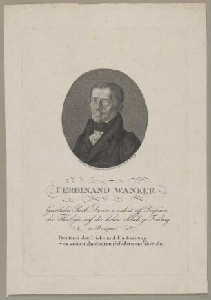 Bildnis des Ferdinand Wanker