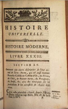 Histoire Universelle, Depuis Le Commencement Du Monde Jusqu'a Présent, 116. Contenant la suite de l'Histoire de l'Amérique
