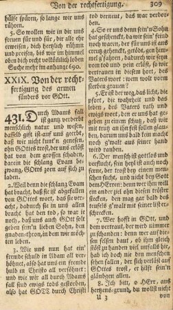 XXIX. Von der rechtfertigung des armen sünders vor GOtt