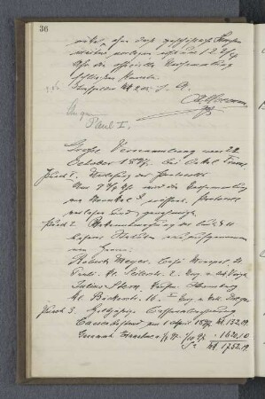 Grosse Versammlung am 22 October 1897.
