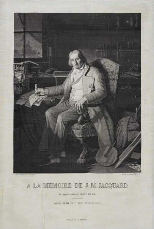 Gewebtes Bildnis Joseph-Marie Jacquard