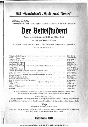 Der Bettelstudent