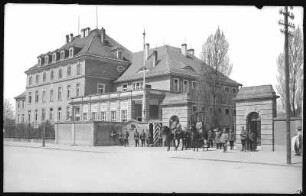 Freiberg. Stabsgebäude und Kaserne - Wache