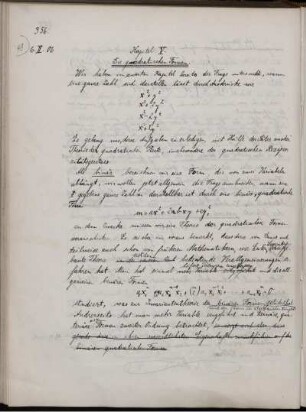Kapitel V. Die quadratischen Formen.