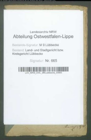 Erblasser: Knost, Anne Marie, geb. Stockmann: