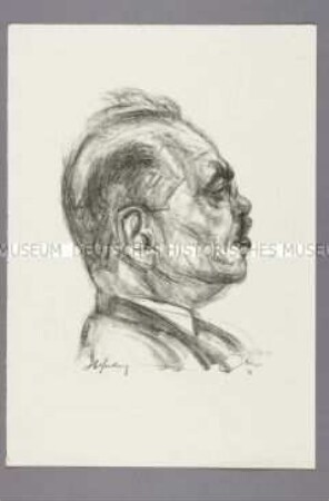 Bildnis des Politikers Rudolf Hilferding