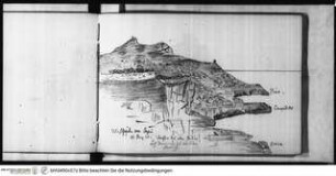 Skizzenbuch Capri, Sizilien, Küstenlandschaft von Capri