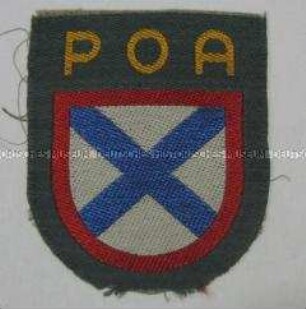 Ärmelschild "POA", Wlassow-Armee