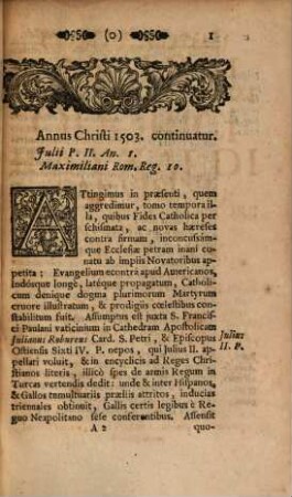 Compendium Annalium Ecclesiasticorum Eminentissimi Cardinalis Caesaris Baronii, 20. Incipiens ab Anno 1504. Perveniens usque ad Annum 1534