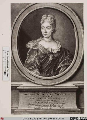 Bildnis Agatha Wilhelmina Züllich, geb. Zesch