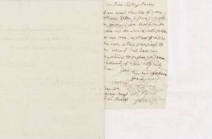 Karoline Luise von Baden an Hannah Burdett (ohne Ort)