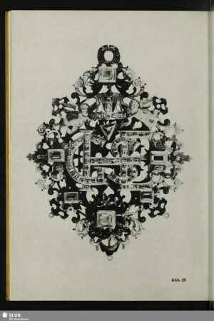 Abb. 25, Monogrammanhänger HGSE, deutsch, zwischen 1604 u. 1606