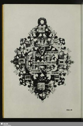 Abb. 25, Monogrammanhänger HGSE, deutsch, zwischen 1604 u. 1606
