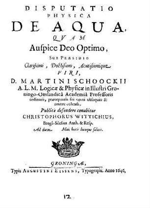 Disp. phys. de aqua