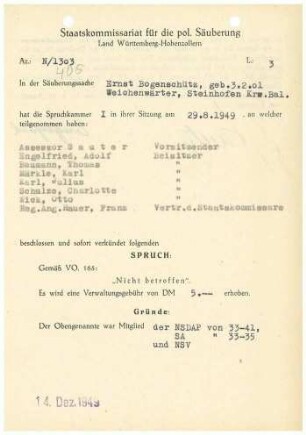 Bogenschütz, Ernst