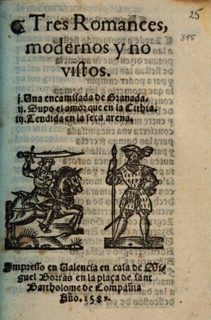 Tres Romances, modernos y novistos
