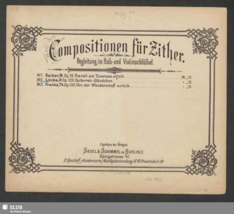 2: Guitarre-Ständchen : op. 120