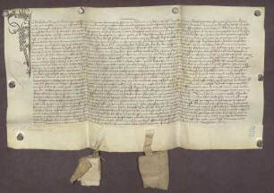 Gültbrief des Endris Moch zu Duttlingen gegen die St. Laurentien-Altars-Caplanei im Frauenkloster zu Pforzheim über 10 lb. Heller