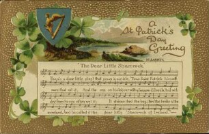 A St. Patrick's Day Greeting - "The Dear Little Shamrock."