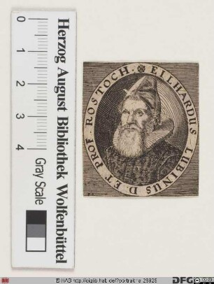 Bildnis Eilhard Lubinus (eig. Eilert Lübben)