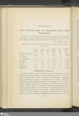 Chapter X. Corn Plants Used as Breakfast Food and Vegetables