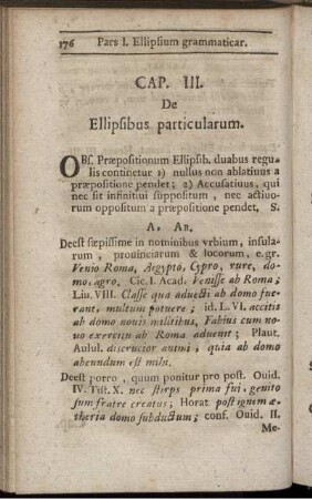 Cap. III. De Ellipsibus particularum.