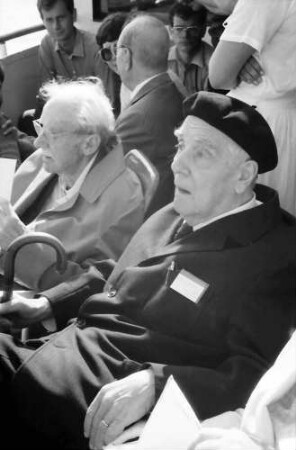 32. Tagung 1982 Physiker; Mainaufahrt: Paul Dirac, Peter Kapitsa