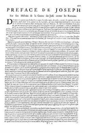 Histoire De La Guerre Des Juifs, Contre Les Romains