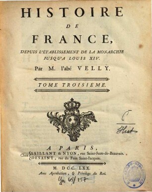 Histoire de France, 3
