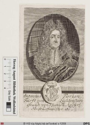 Bildnis Anton Florian Fürst zu Liechtenstein (reg. 1712-21)