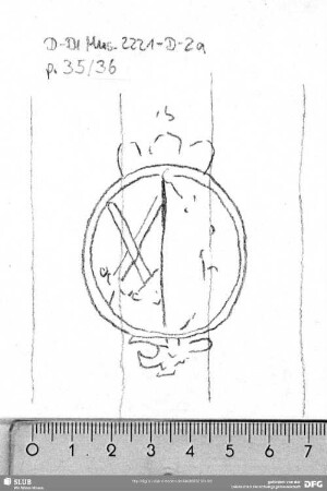 W-Dl-019 Wappen Kursachsen / "IGS" 1